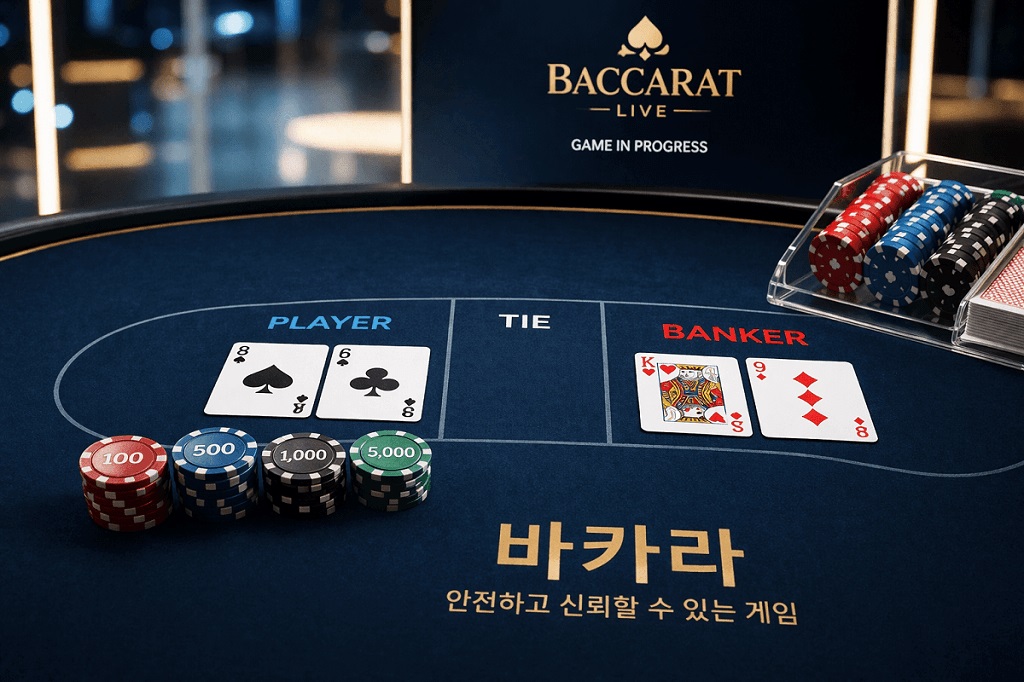 바카라사이트 추천 안전카지노 검증된 바카라 이용 가이드 게임 화면